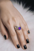 925 Silver Feather Memorial Ring