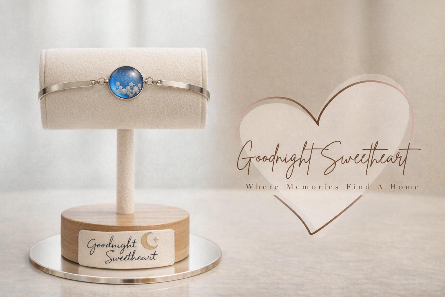 Stainless Steel Memorial Resin Bracelet