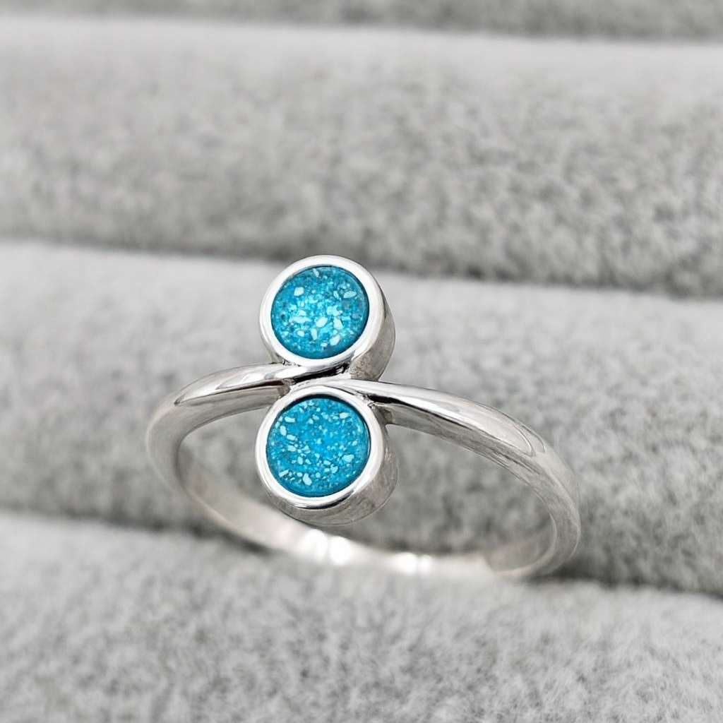 925 Silver Remembrance Ring – Contemporary Tribute Design