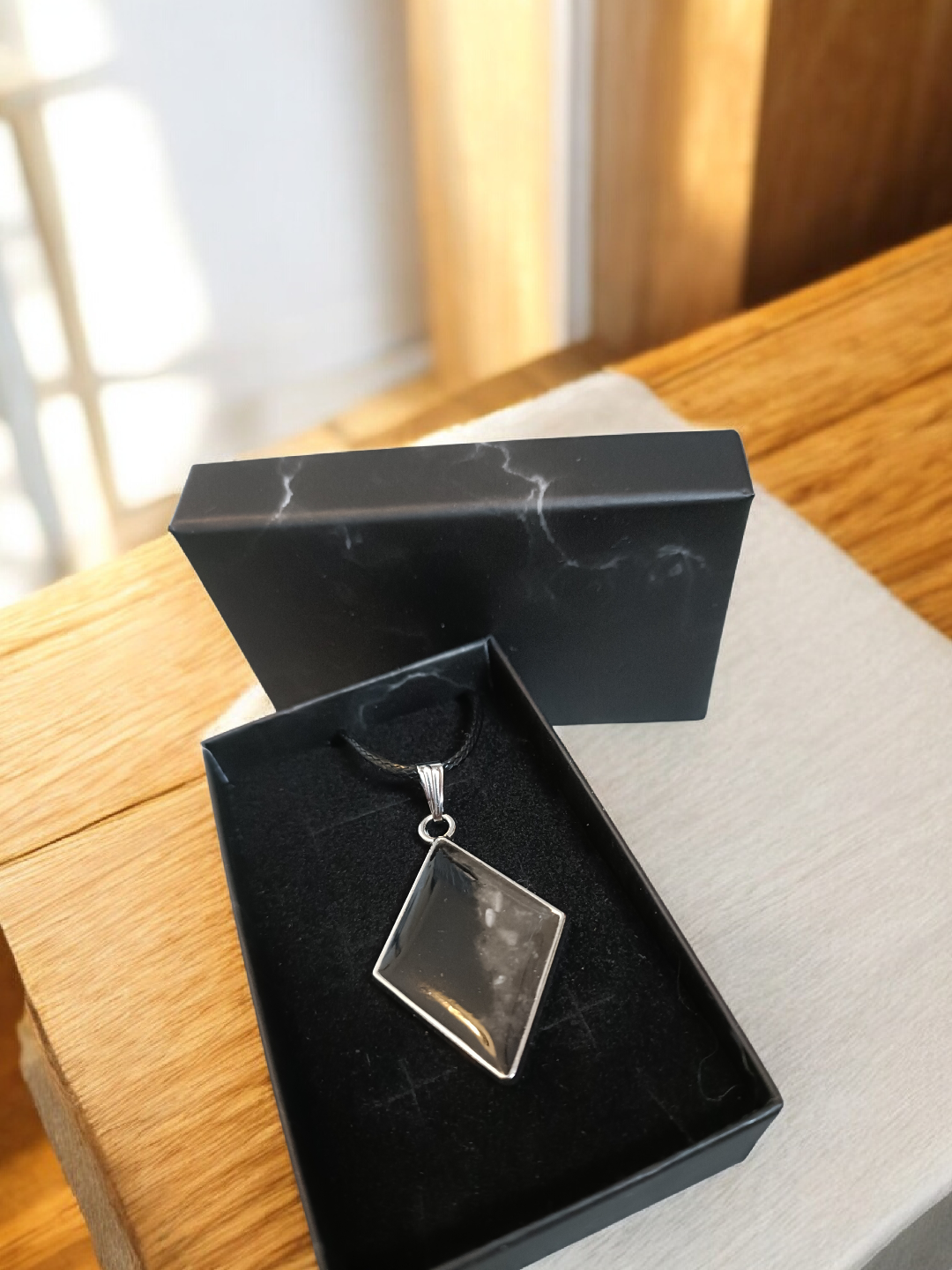 Handmade Resin Necklace – Ashes Inclusion Option